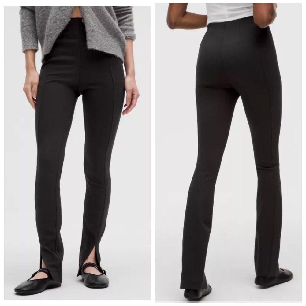 Lululemon Stretch Knit High-Rise Pull-On Pant Regular Black LW5GD0S Size L NWT